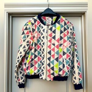 Art Block Lightweight Bomber Jacket